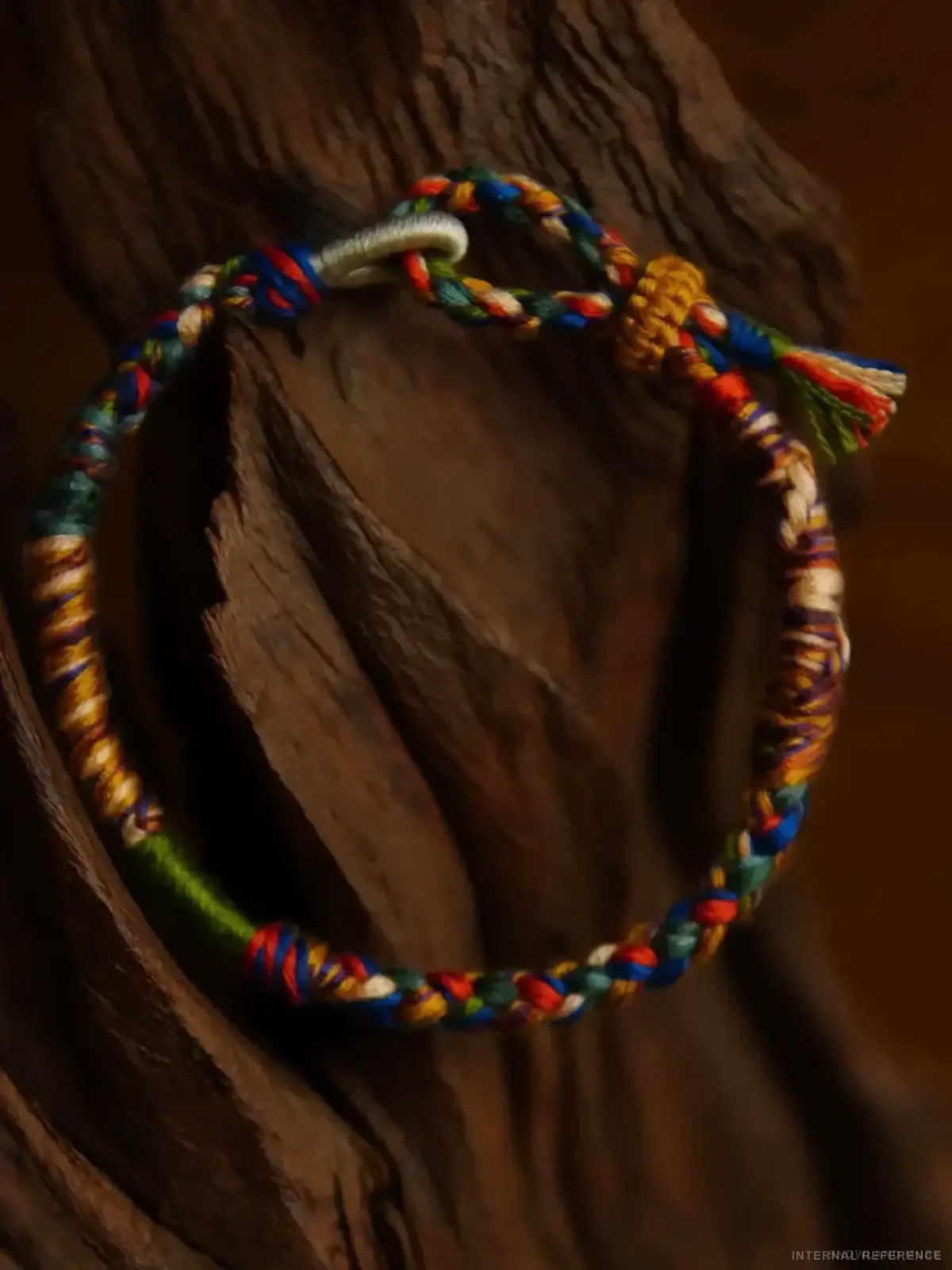 Five-Color Cotton Cord Bracelet