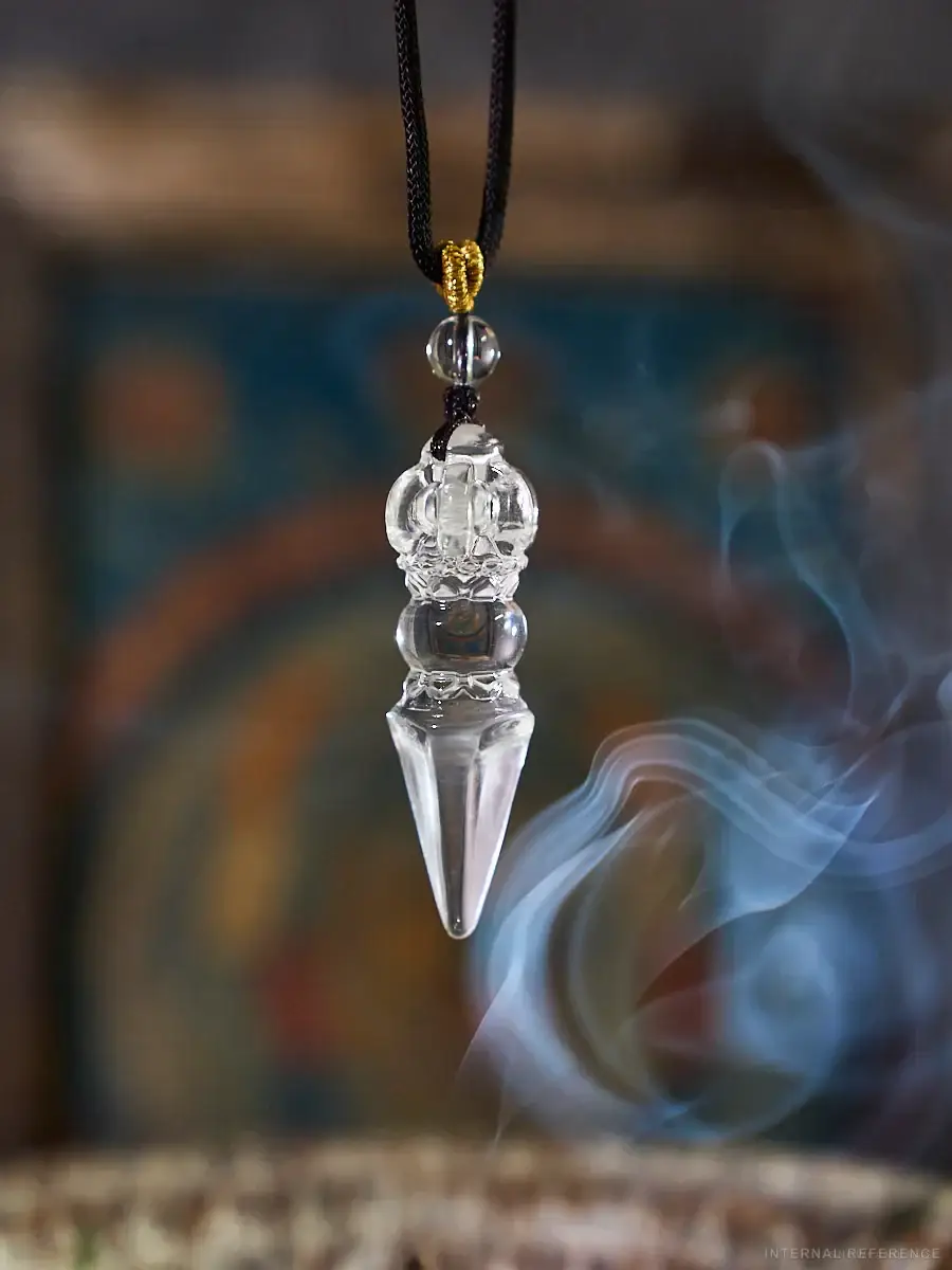 Clear Quartz Vajra Necklace