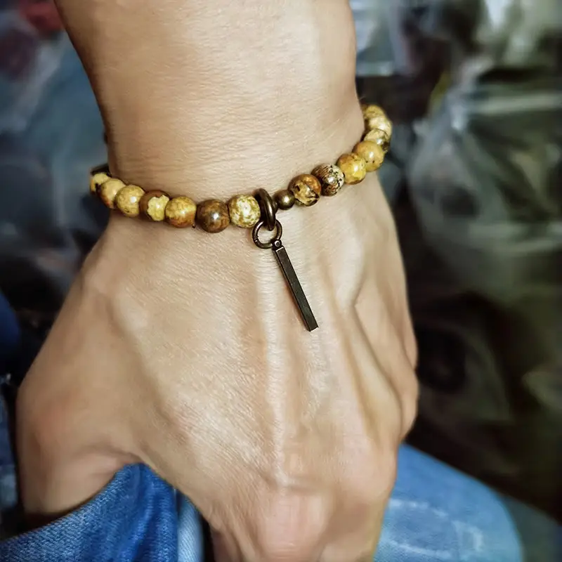 Distressed Copper Intention Bracelet