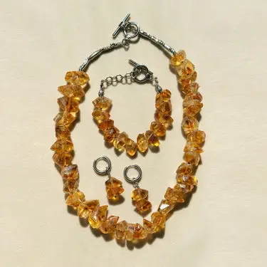 Citrine Jewelry Set