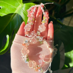 RADIANT EMBRACE LOVE ENERGY ROSE QUARTZ BRACELET